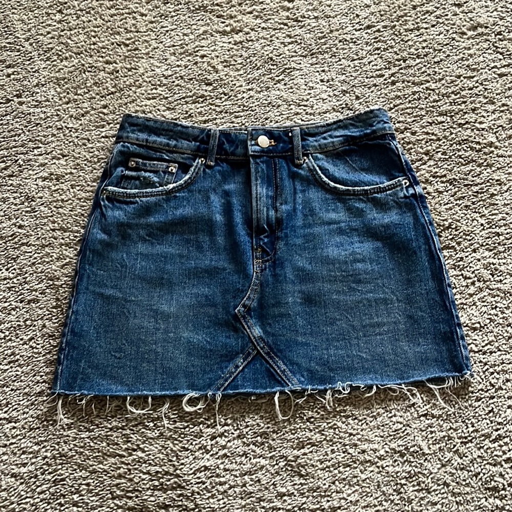 Zara denim skirt